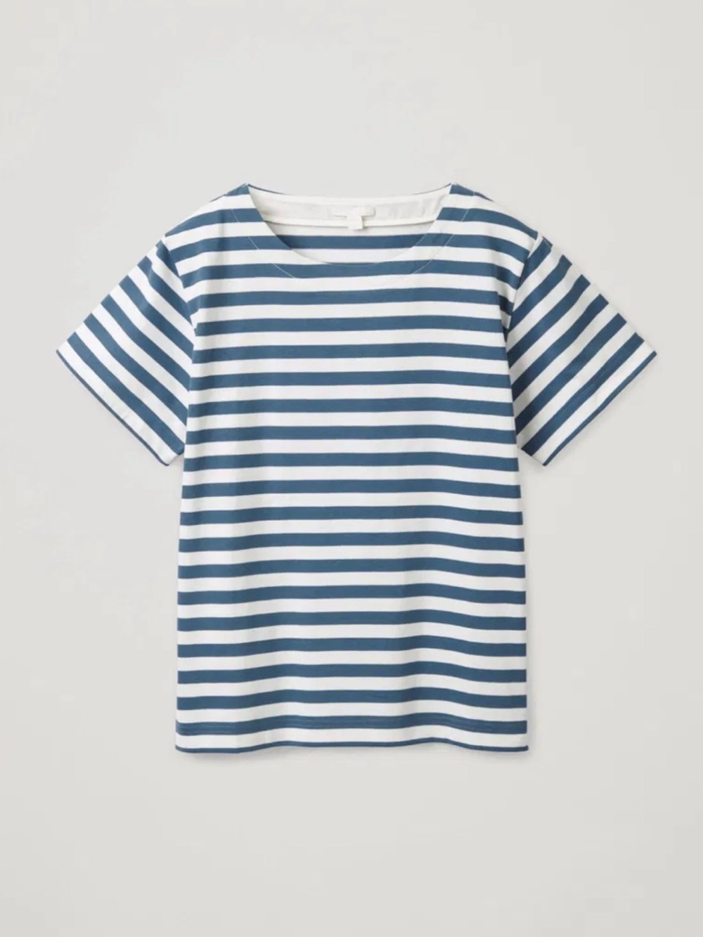 COS size small Striped Boat-Neck T Shirt